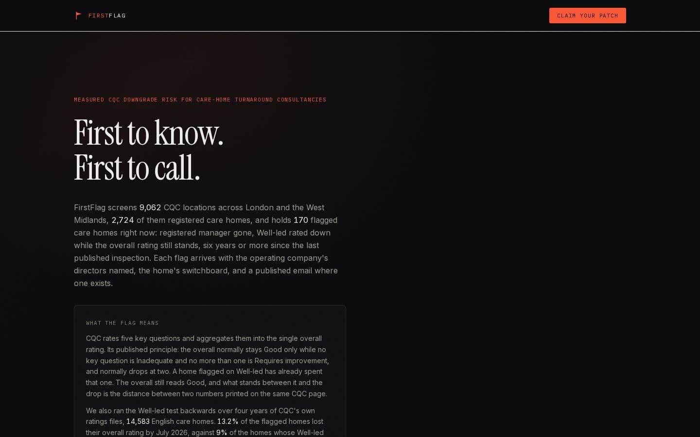 FirstFlag screenshot