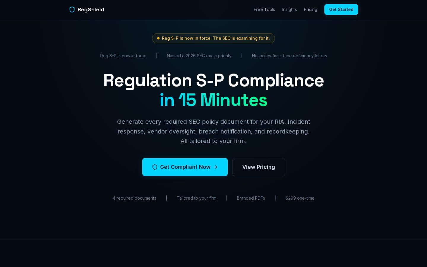 RegShield screenshot